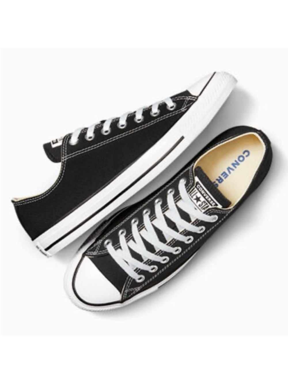 Converse | Unisex Black Chuck Taylor All Star Low Top Sneakers Men’s 7 Women’s 9